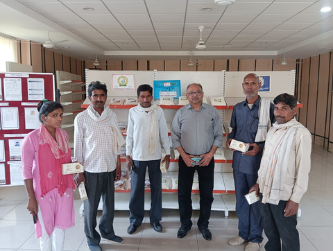 Incubatees with their products at Dalhanhaat