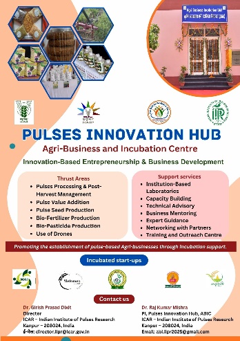Pulses Innovation Hub — Agri-Business and Incubation Centre (brochure)