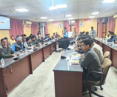 Staff members during the Large Scale Janseva Programme training