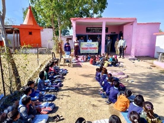 Swachh Bharat awareness in school